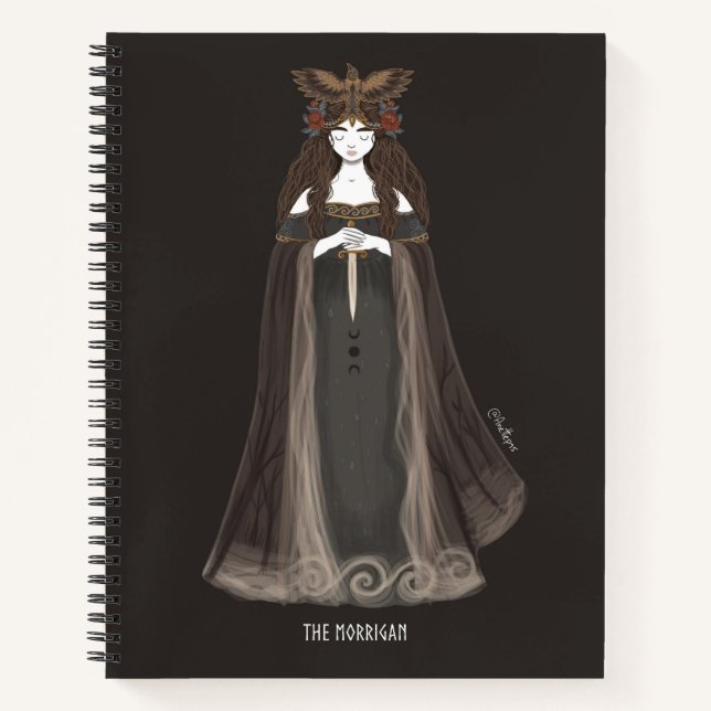 The Morrigan A4 Notebook (Front)