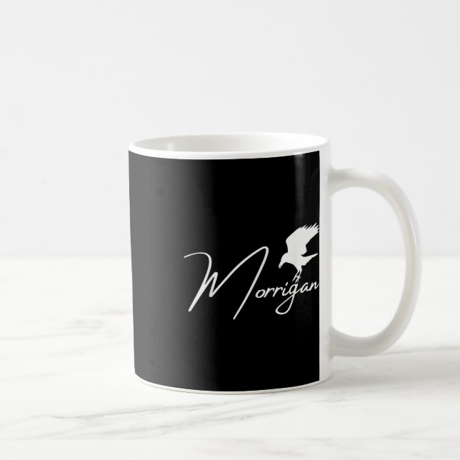 The Morrigan, Celtic Goddess Of War, Pagan, Witch  Coffee Mug (Right)
