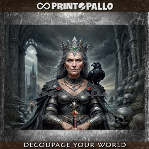 The Morrigan (Elder version): Celtic war goddess  Tissue Paper