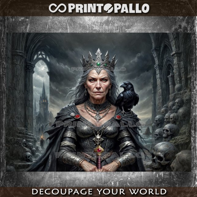 The Morrigan (Elder version): Celtic war goddess  Tissue Paper (Creator Uploaded)