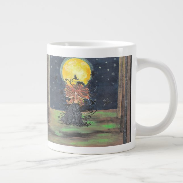 The Morrigan Large Coffee Mug (Right)