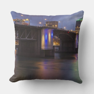 The Morrison bridge over the Willamette river Cushion