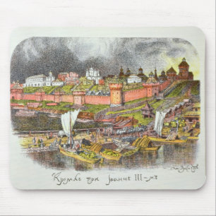 The Moscow Kremlin in the time of Tsar Ivan III Mouse Pad