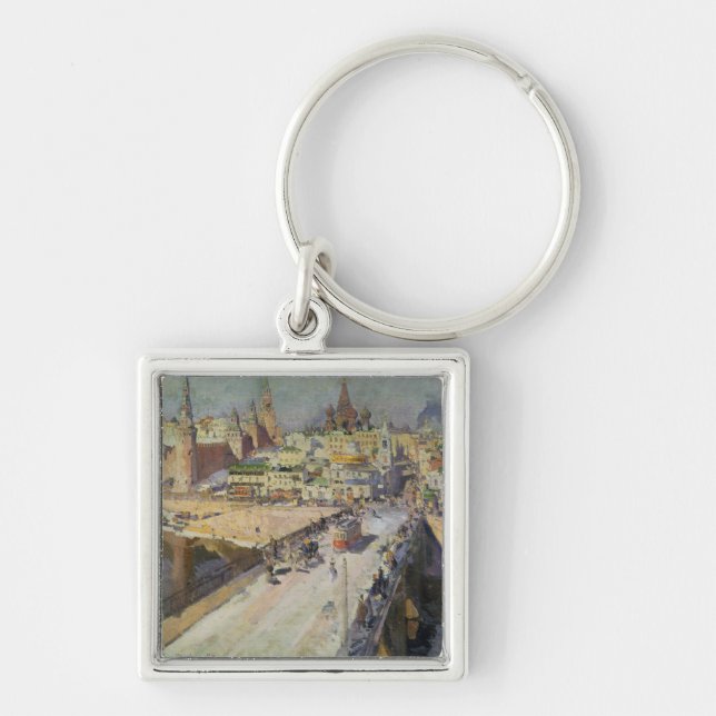 The Moskva River Bridge, 1914 Key Ring (Front)