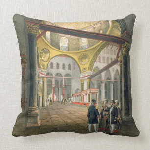 The Mosque El Aksa, from 'Souvenirs of Jerusalem', Cushion