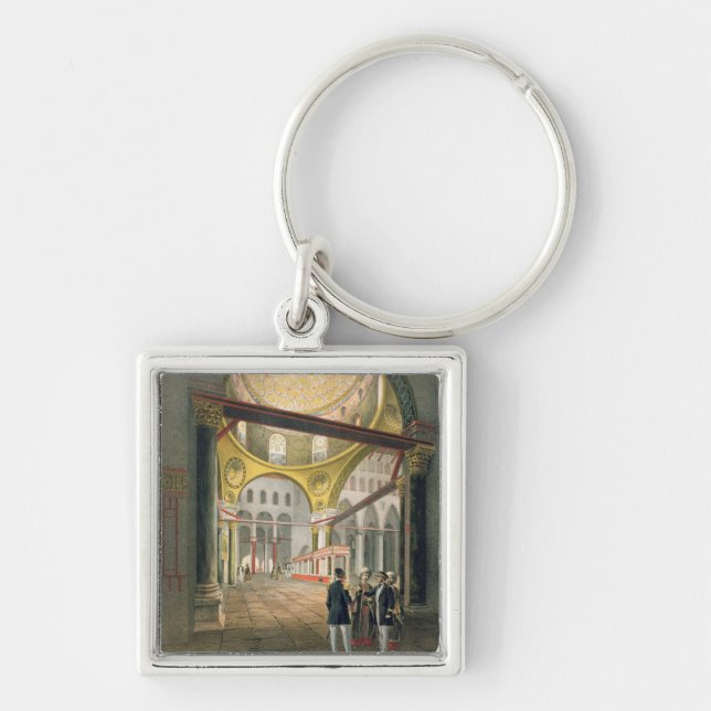 The Mosque El Aksa, from 'Souvenirs of Jerusalem', Key Ring (Front)