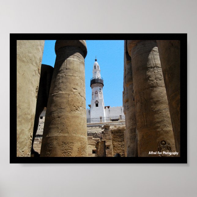 The Mosque of Luxor Temple Poster (Front)