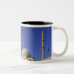 The Mosque of Muhammad Ali at the Citadel, also 2 Two-Tone Coffee Mug