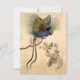 “The Most Beautiful Bird” by Warwick Goble Postcard