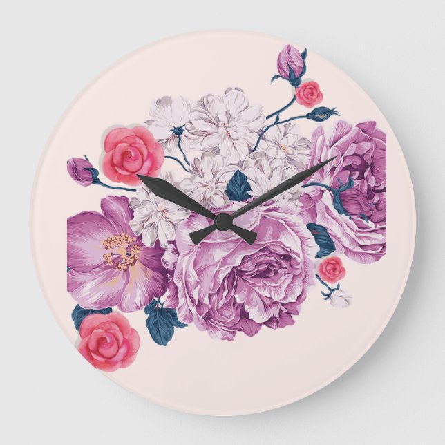 The most beautiful wall art decoration watch  large clock (Front)