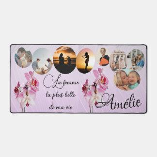 The most beautiful woman in my editable life desk mat