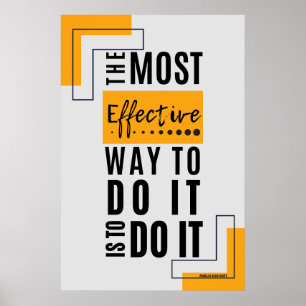 The Most Effective Way: Daring Action Poster