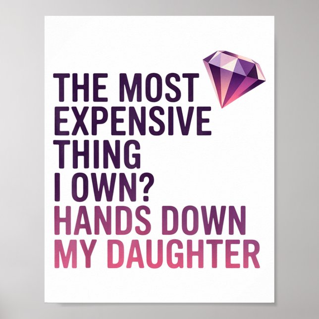 The Most Expensive Thing I Own_ Hands Down My Daug Poster (Front)