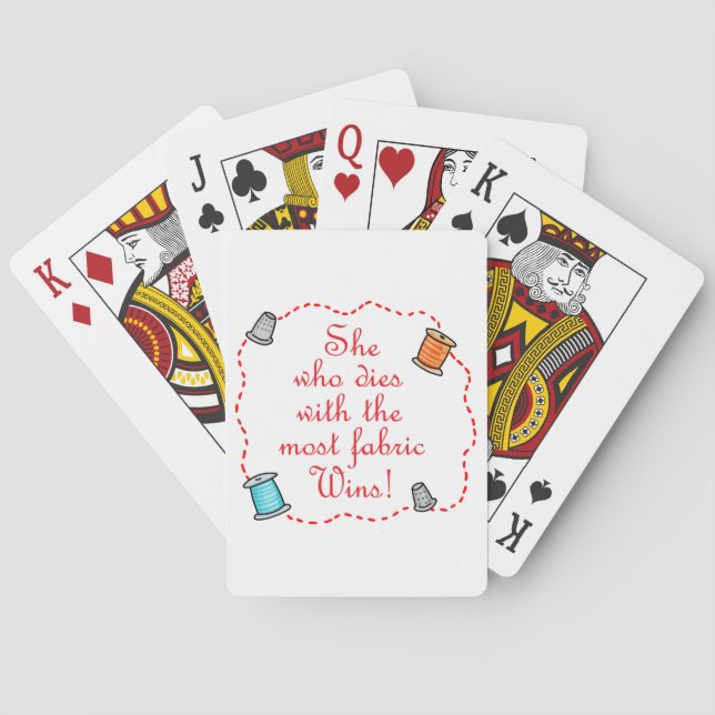 The Most Fabric Playing Cards (Back)