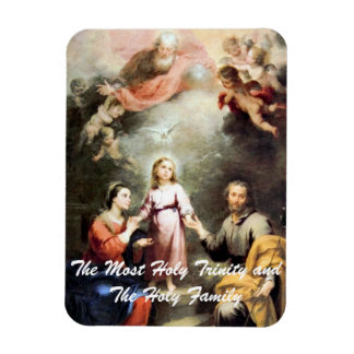 The Most Holy Trinity and The Holy Family Magnet