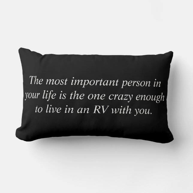 The Most Important Person Lumbar Cushion (Front)