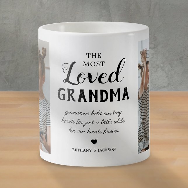 The Most Loved Grandma Photo Coffee Mug (Creator Uploaded)