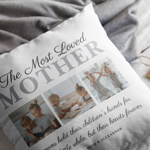 The Most Loved Mother Photo Cushion