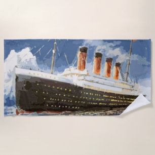 the most popular boat in the world beach towel