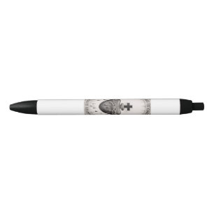 The Most Sacred Heart of Jesus Christ Black Ink Pen