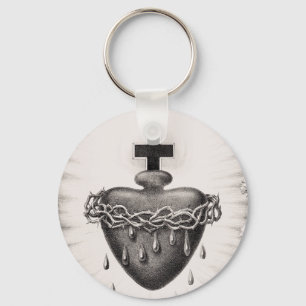 The Most Sacred Heart of Jesus Christ Key Ring