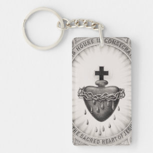The Most Sacred Heart of Jesus Christ Key Ring