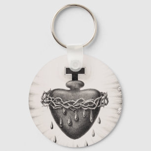 The Most Sacred Heart of Jesus Christ Key Ring