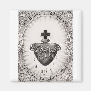 The Most Sacred Heart of Jesus Christ Magnet