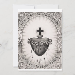 The Most Sacred Heart of Jesus Christ Thank You Card