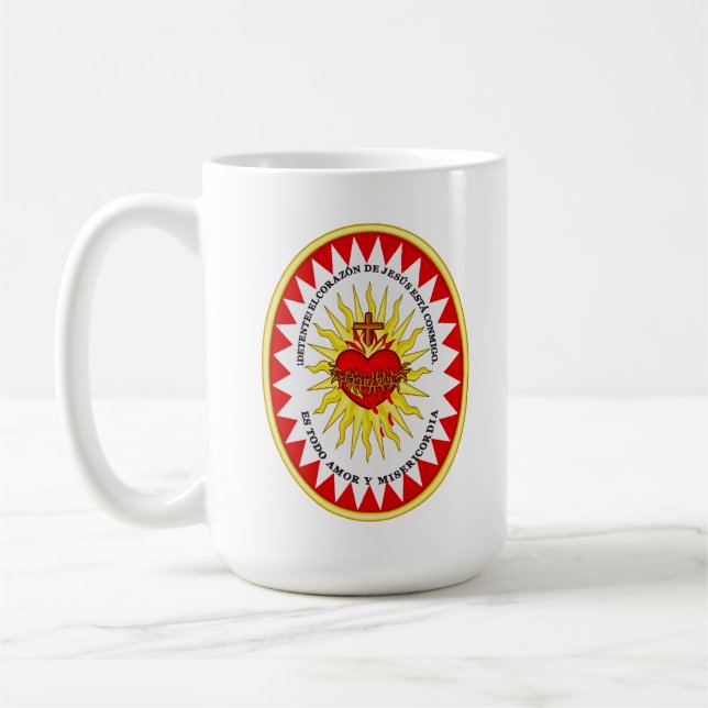 The Most Sacred Heart of Jesus Coffee Mug (Left)