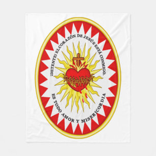 The Most Sacred Heart of Jesus Fleece Blanket