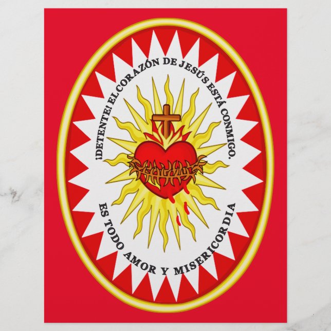 The Most Sacred Heart of Jesus Flyer (Front)