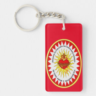 The Most Sacred Heart of Jesus Key Ring
