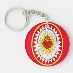The Most Sacred Heart of Jesus Key Ring