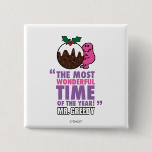 The Most Wonderful Time 15 Cm Square Badge