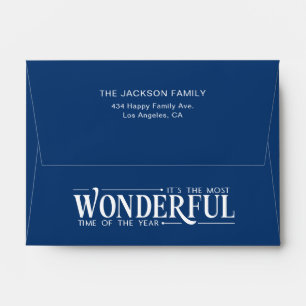 The most wonderful time Christmas  Envelope