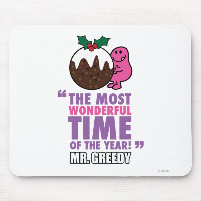 The Most Wonderful Time Mouse Pad (Front)