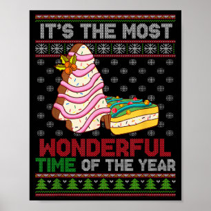 The Most Wonderful Time Of The Year Christmas Tree Poster