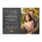 The Most Wonderful Time Rustic Chalkboard Photo