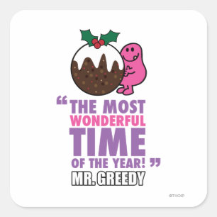 The Most Wonderful Time Square Sticker