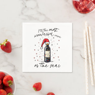 The Most Wonderful Wine of the Year  Napkin