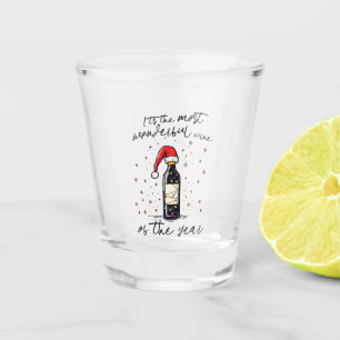 The Most Wonderful Wine Of The Year  Shot Glass