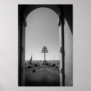 The Mosta Dome Through the Archway Poster
