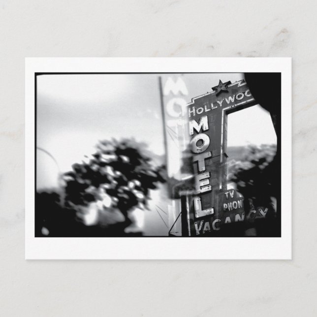 The Motel: 20th Century Obsolete Postcard (Front)