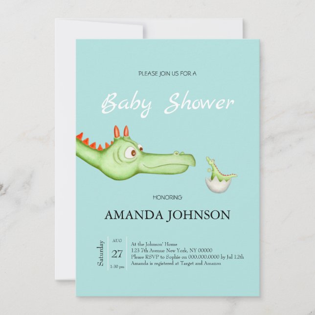 The Mother of a Dragon Invitation (Front)