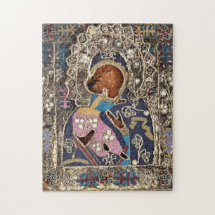 The Mother of God Vladimirskaya Orthodox Icon Jigsaw Puzzle