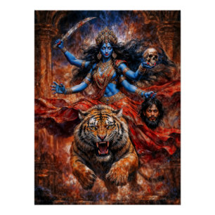 The Mother of Ruin and Renewal Mother Kali Poster