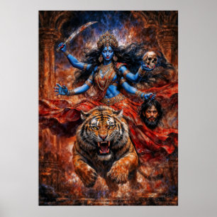 The Mother of Ruin and Renewal Mother Kali Poster