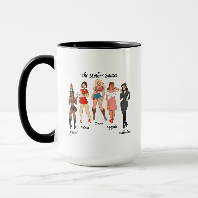 The Mother Sauces Coffee Mug (Left)
