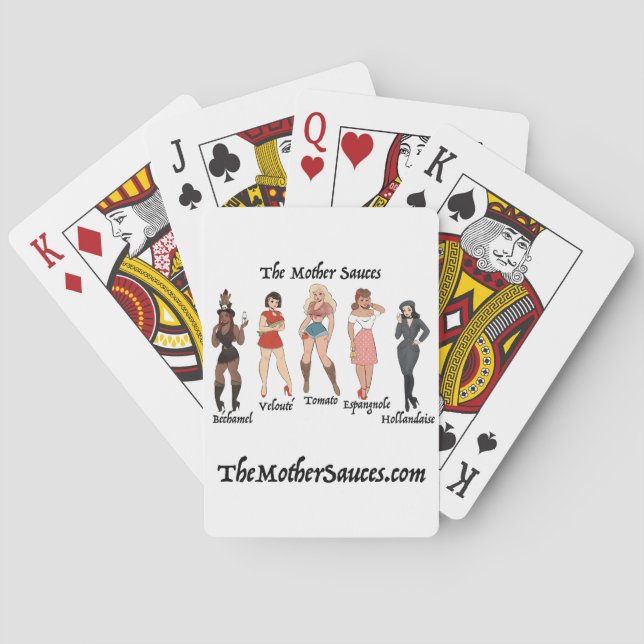 The Mother Sauces Playing Cards (Back)
